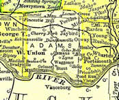 1895 Atlas Map of Adams County, Ohio